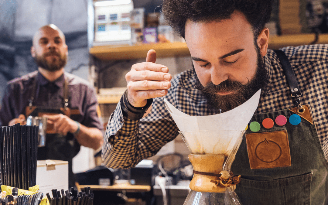 función de las esencias aromáticas del café